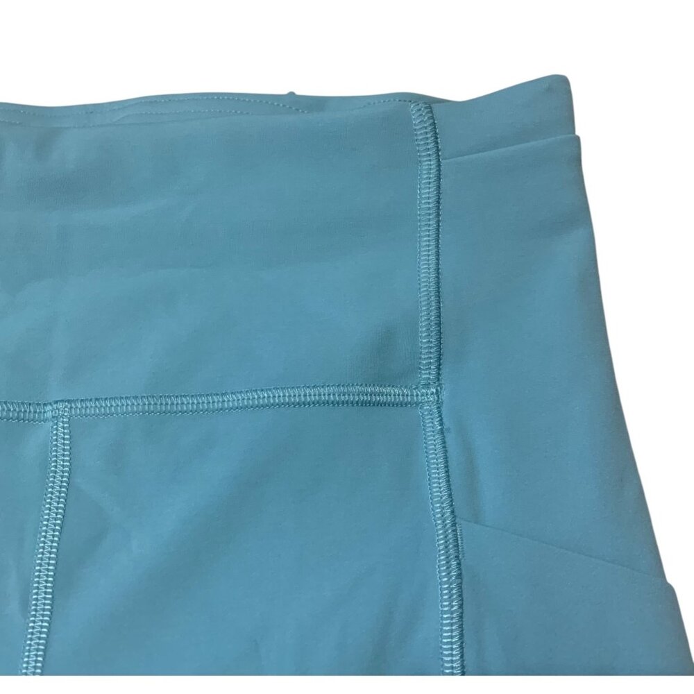 LULULEMON Utility Blue Wunder Under Train High-Rise Pocket 6" Spandex Shorts 6 - Picture 3 of 8
